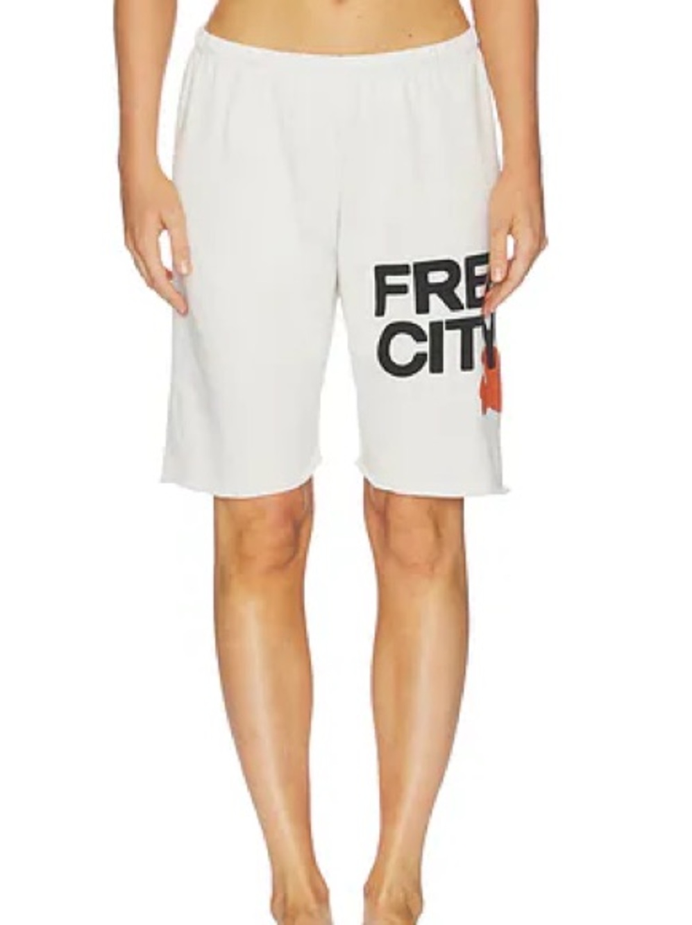 Freecity  cutoff shorts sz extra small xs white brand new